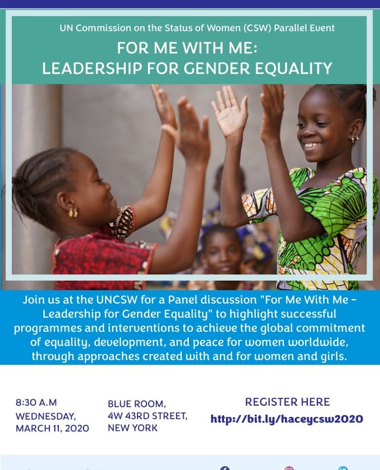 haceydev's tweet photo. The NGO committee on the Status of Women, New York (NGO CSW/NY) Executive committee has cancelled all NGO/CSW64 events for fear of the Coronavirus. 

We sincerely apologise to everyone who had been invited and had registered to attend our parallel event.

#ngocsw
#ForMeWithMe https://t.co/Of1SaabQDB