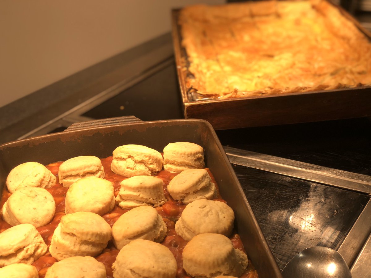 Welcome to National British Pie week!   We have hearty turkey &amp; ham pie  with crushed potato and chives. For the veggies we have root vegetable &amp; bean cobbler! <a href="/StSwithunsLetts/">Commercial Lettings</a> <a href="/juliebibby7/">juliebibby</a> <a href="/ChartwellsIndSG/">Chartwells Independent</a> <a href="/StSwithunsGirls/">St Swithun's School</a>