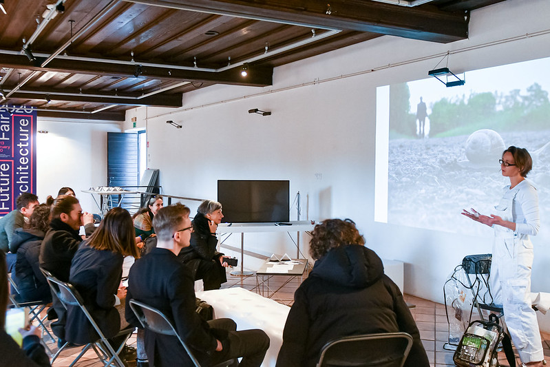 dpr_barcelona's tweet photo. And here some photos of Monique Besten, winner of our #FINAL_FINAL Writing Grant under the umbrella of @FA_Platform with her proposal ‘The Wanderer’

Stay tuned for a wonderful book with new narratives to discuss architecture through the eyes of the wanderer. https://t.co/N5JjPfMIBa