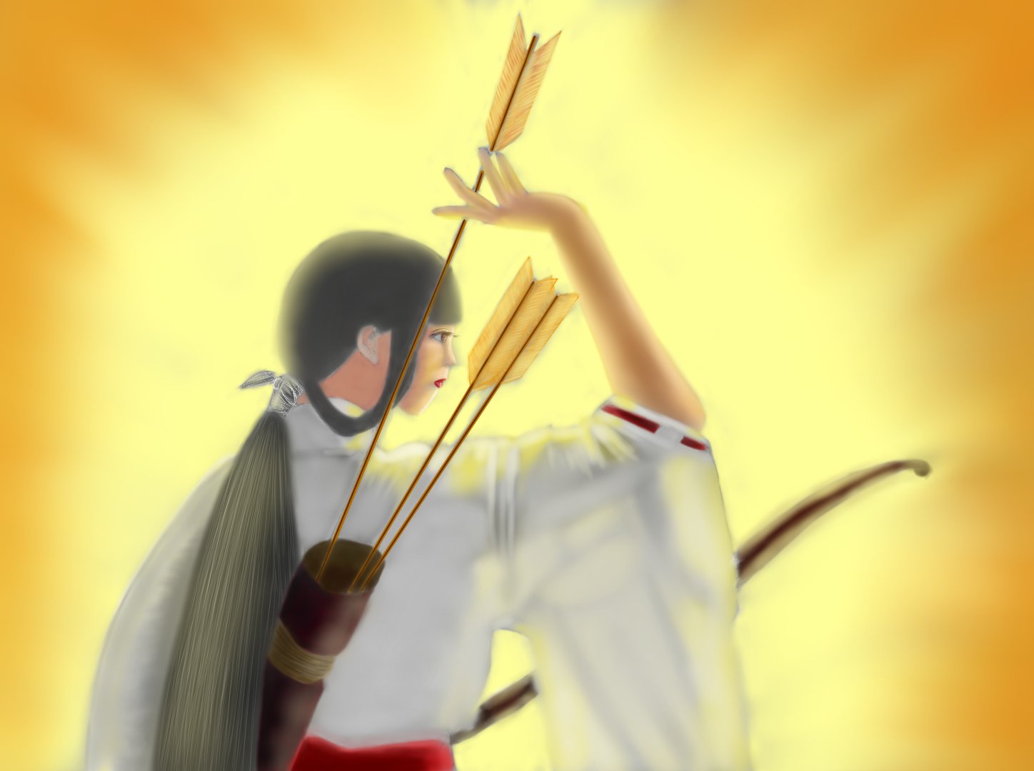 弓引く女性 Twitter Search Twitter