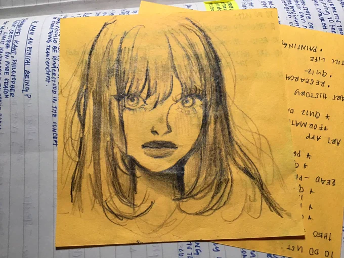 Old art i saw in my old notebook, im going to try to get back with this style omg ? 
