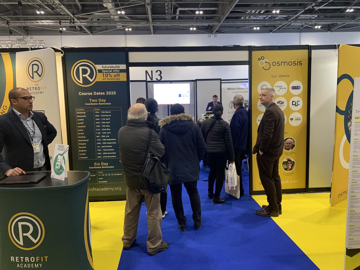 Suggest you arrive early at the Whole House Retrofit area if you’d like a seat! <a href="/FuturebuildNow/">Futurebuild</a>