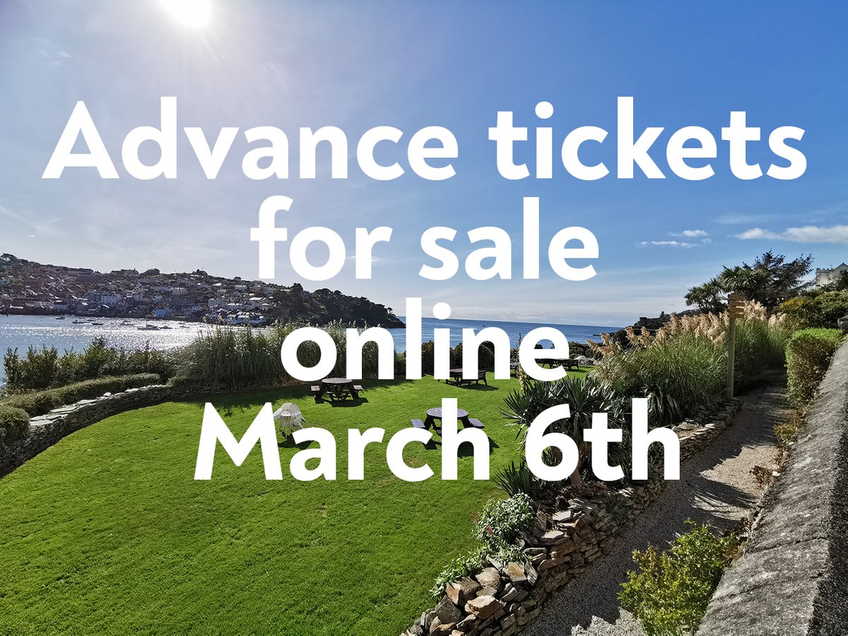 NOT LONG NOW!!! #FoweyFest2020 Friends ONLINE priority ticket sales open 9am Fri 6 March. Full event line up &amp; ticket sales go LIVE 9am Fri 13 Mar at foweyfestival.com Huge thanks to sponsors <a href="/Harbour_Hotels/">Harbour_Hotels</a> <a href="/Waterstones/">Waterstones</a> @foweyhall @Bookends_Fowey <a href="/jamaicainn/">Jamaica Inn</a> <a href="/holcottagesuk/">holidaycottages.co.uk</a>