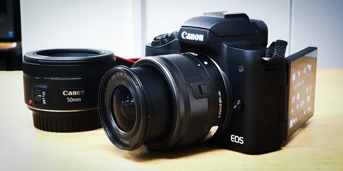ARU_MediaServ's tweet photo. Mirrorless camera's have made waves over DSLRs in recent years. You can try one of our Canon M50s we have on loan, with a staple 50mm or 70-300mm zoom lens, to see if a lightweight mirrorless is your next choice for a camera 👀 @AngliaRuskin @Photography_ARU @ARUCreative https://t.co/QwH9Ufe4JK