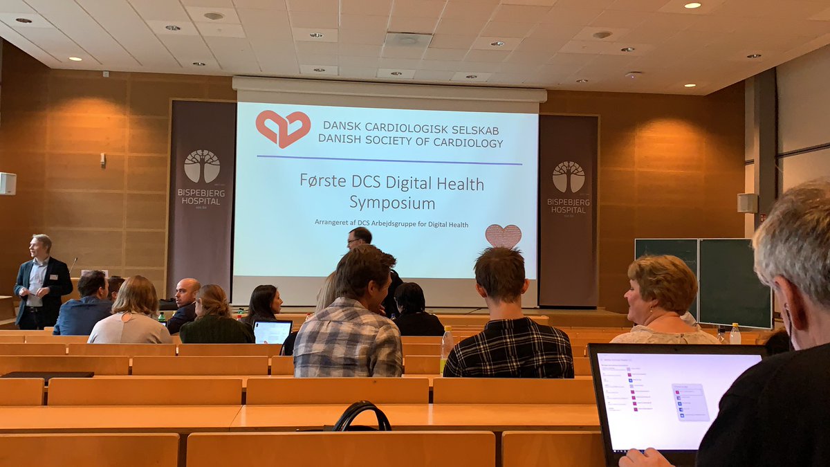 EmilHolckMD's tweet photo. First national symposia on digital health in cardiology organised by @cardio_dk. Looking forward to a great afternoon and to present the #smartcto study later! #escdigital #dcsdigital https://t.co/riZxjBlYCq