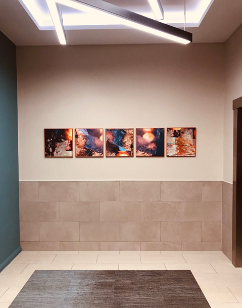 RushbondPLC's tweet photo. We are lucky enough to work with some of the best artists in #Yorkshire whose work helps to bring our spaces to life.
In #GoodbardHouse, work from @Amy_Creighton and Irini Stamatiadis add a splash of colour to the walls. https://t.co/5RcdZ3a1mI