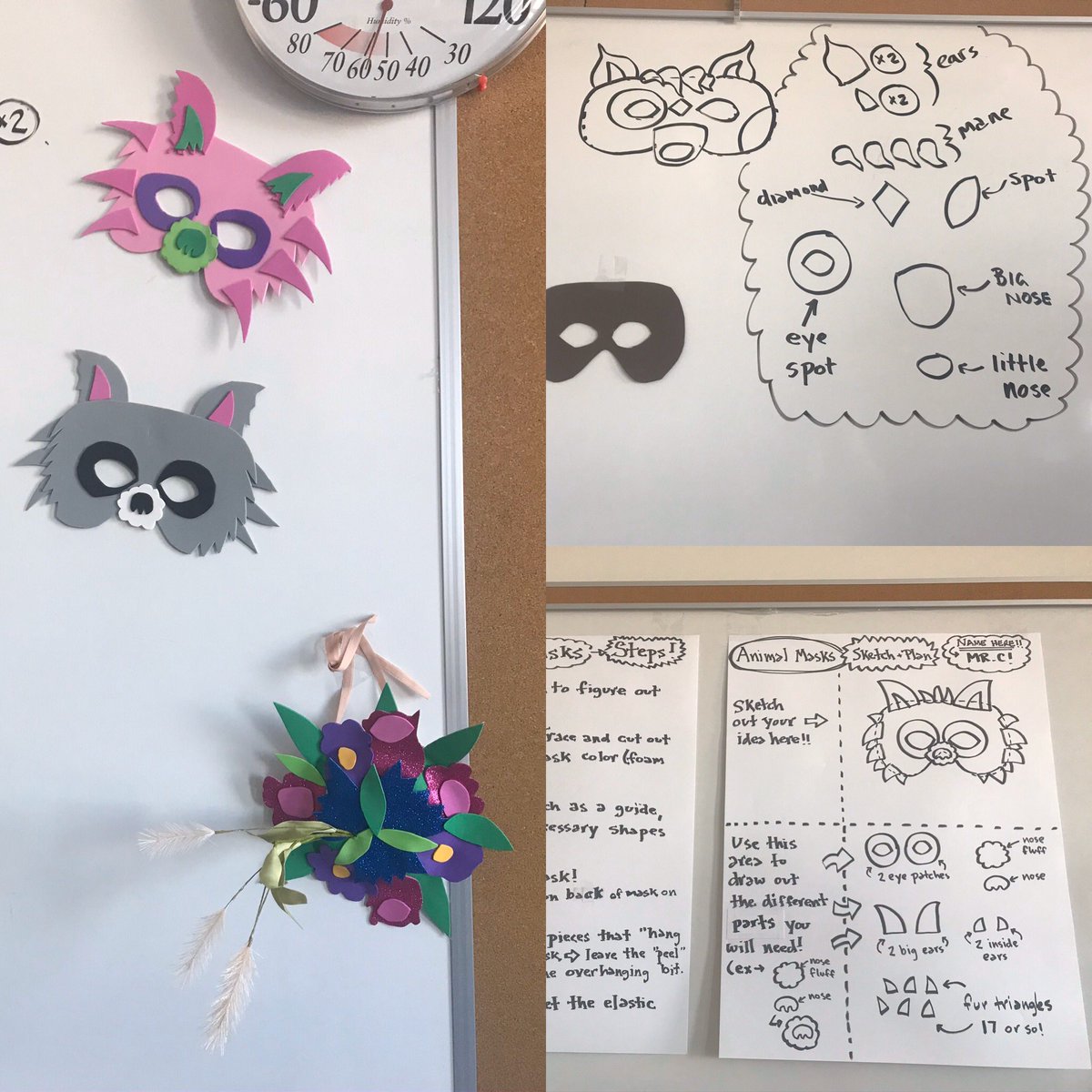 ArenAmorris's tweet photo. Working with an amazing team this week @DartmouthSouth to produce 1-week mini-musical with Gr 4-5s. Shout out to Jon Church (FAS) for his awesomeness at facilitating 75+ animals masks &amp; floral/ fauna fascinators. 💕 #artistscollaborating #weareallartists @HRCEFineArts @HRCE_NS https://t.co/T0jHRF7izj