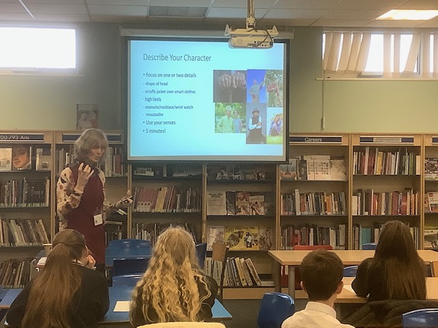 In the run up to World Book Day this week we are so delighted to welcome  crime fiction author Rachel Sargeant   who is giving our year 9 students an inspirational master class in creative writing and character creation -Thank you Rachel! <a href="/WyedeanEnglish/">Wyedean English</a> <a href="/rachelsargeant3/">Dr Rachel Sargeant / Rae Starling Author</a>