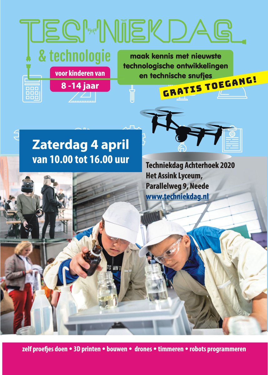 Onze nieuwe folders en posters zijn klaar! Deze week worden ze uitgedeeld op alle basisscholen in Aalten, Berkelland, Lochem, Haaksbergen, Oost Gelre en Winterswijk.