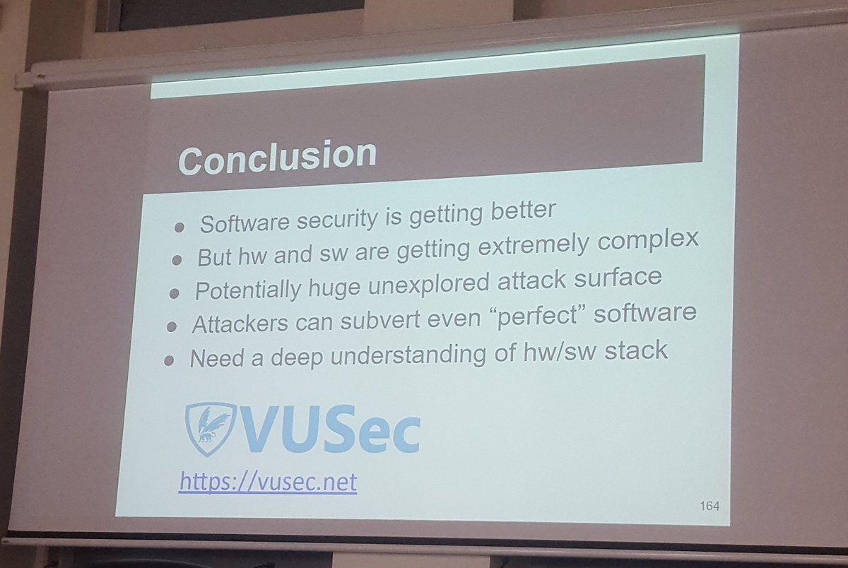 Love having <a href="/c_giuffrida/">Cristiano Giuffrida</a> visiting <a href="/DIAGSapienza/">DIAGSapienza</a>: today he told us about Dedup Est Machina, Rowhammer and other exciting <a href="/vu5ec/">VUSec</a> research!