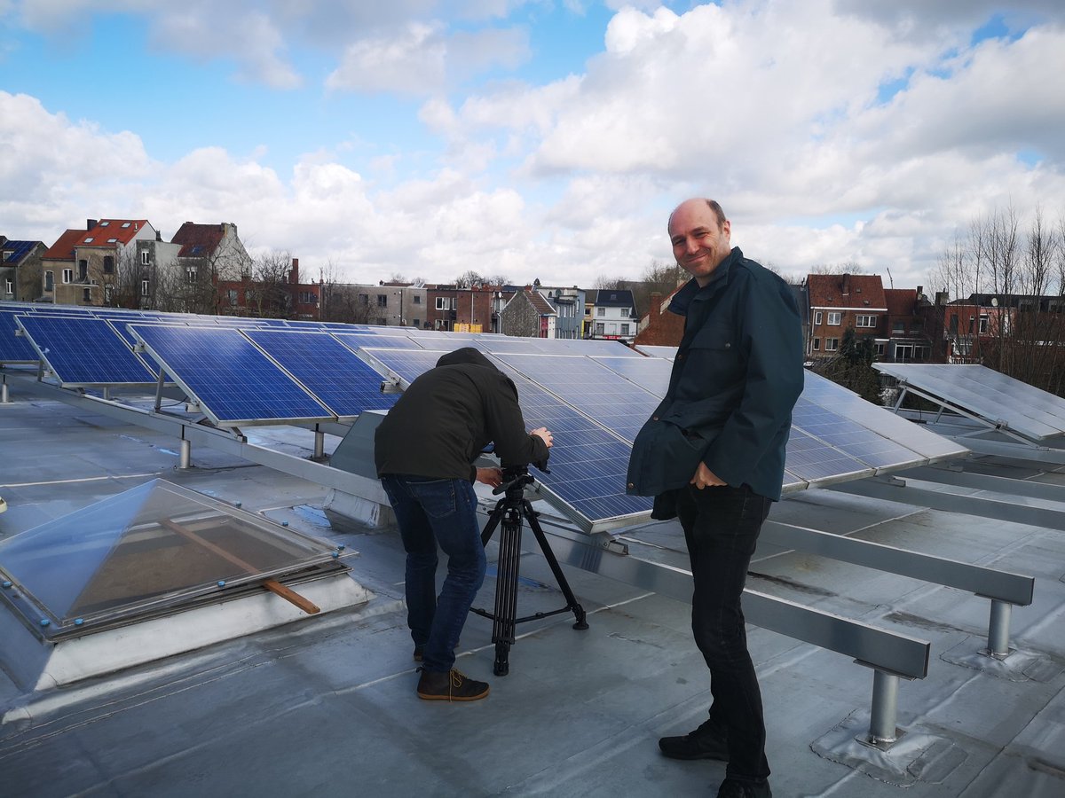 WiseGRID_H2020's tweet photo. The lovely #scenery of #ghent. Enjoying the #makingof the #wisegrid pilot site video! https://t.co/LAFbzWtmPw