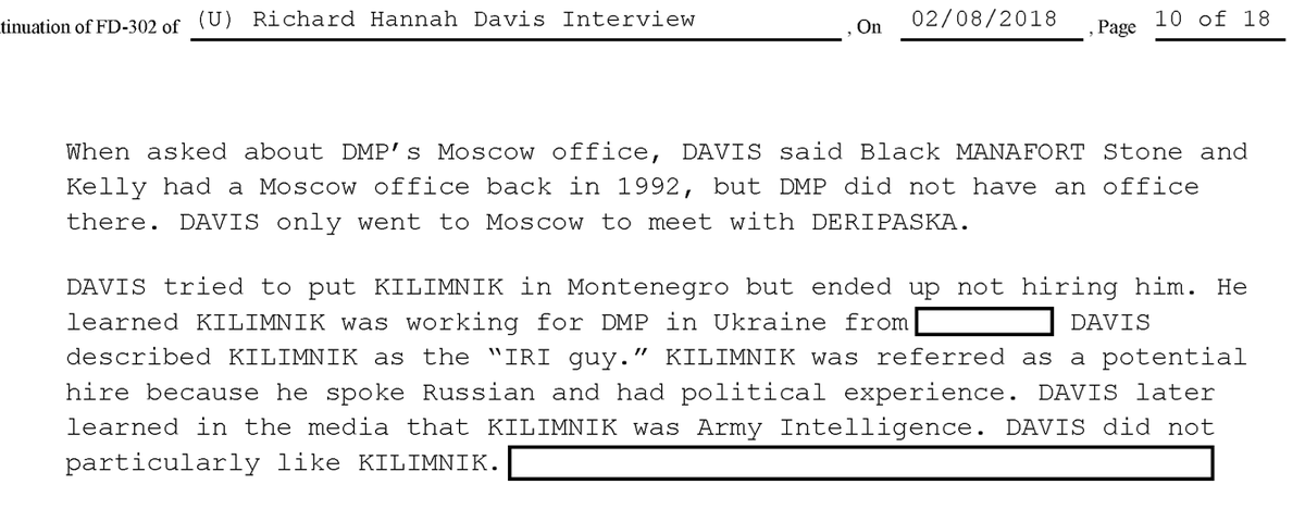 Enter Russian spy Konstantin KILIMNIK. He works with Manafort all the way up to and including Trump's 2016 election.