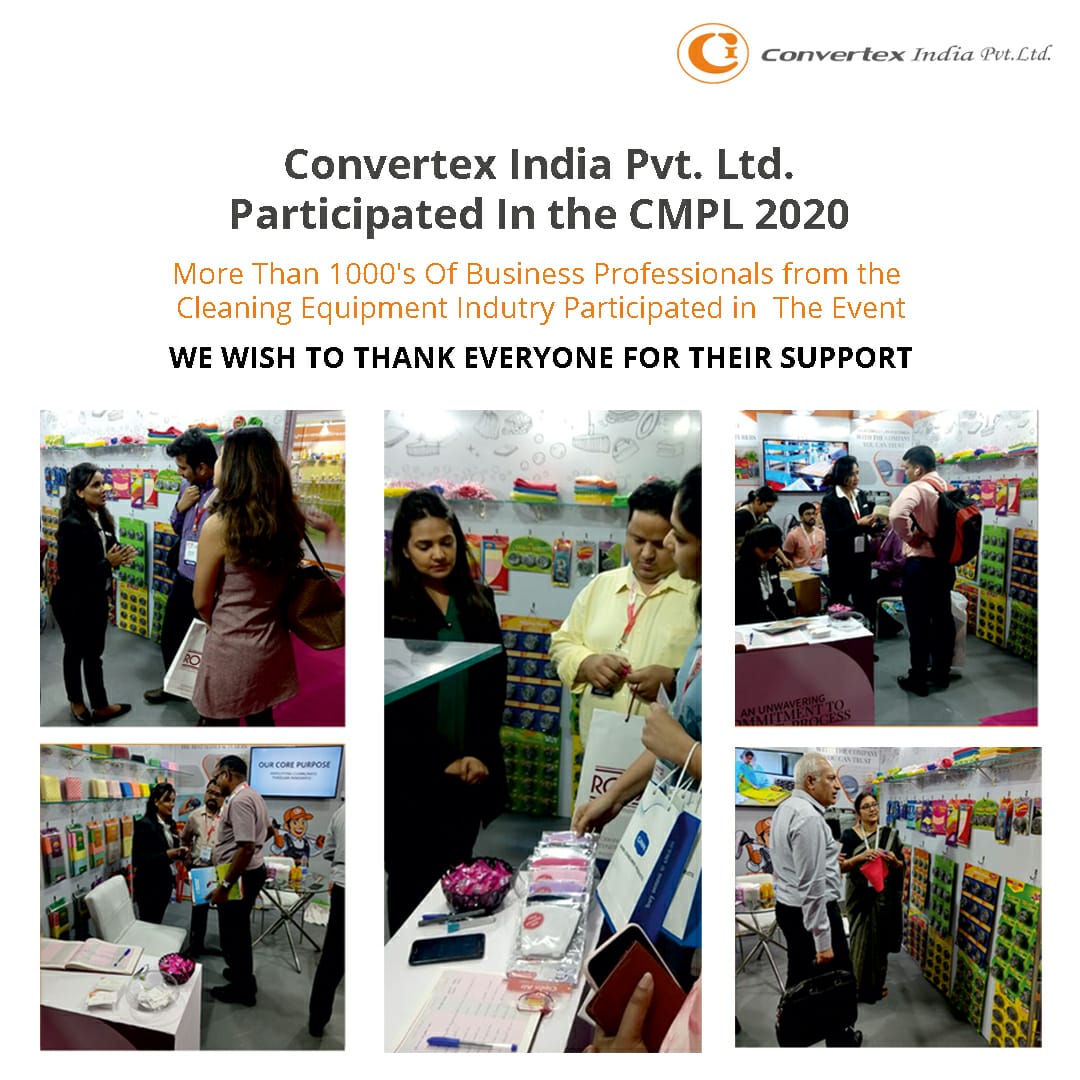 ConvertexI's tweet image. Convertex India Pvt. Ltd. participated in CMPL 2020, Mumbai. 

#CMPL #Convertex #MrMagiccleen #CleanIndia #swatchbharat #makeinindia #Homegrown #manufacturers #distributers #brandpackaging #privatelabels #CMPLExpo

convertexindia.com or
write to us on care@convertexindia.com