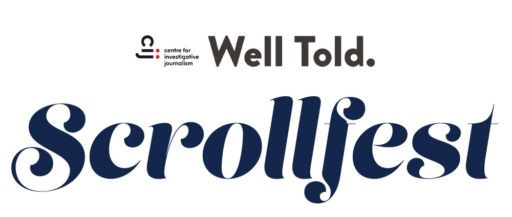 cijournalism's tweet photo. #CIJWellTold is back on 13 March with #Scrollfest: an evening of excellent storytelling.  
Super proud to have our alumna @Nadine_Writes talking about her work at the event. Also featuring: comics journalist Dan Archer &amp; photographer @StefanRousseau
https://t.co/FT8vVleZ5F https://t.co/vsT7JgjyEx