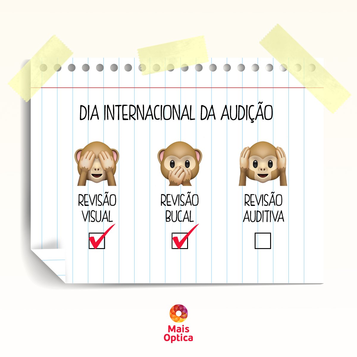 MaisOptica's tweet photo. Fazemos a revisão do nosso corpo, do nosso carro e das redes sociais mas… Desde quando não fazes uma revisão auditiva? 

Solicita uma consulta para uma revisão completa e gratuita sem compromisso. Aproveita o nosso desconto de 50%.  

👉 https://t.co/KT1uMx6R6E https://t.co/ak7ZFI0HCF