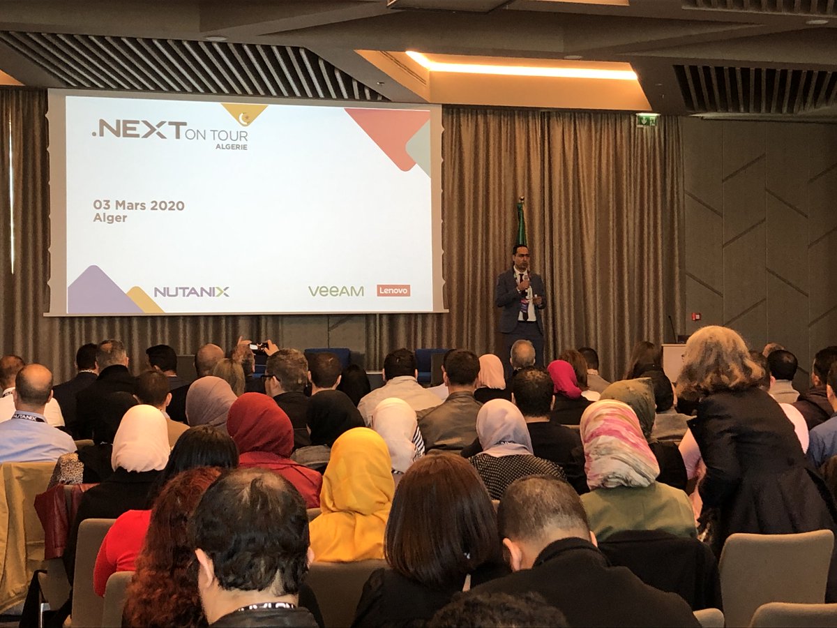 NutanixFrance's tweet photo. Nutanix est en direct d'Alger où le .NEXT On Tour a déjà commencé ! Entre keynotes, cas d'usage et témoignages clients, nos experts et partenaires du secteur vous rendront incollables en matière de cloud hybride !
#nutanix #NextOnTour #cloudhybride
https://t.co/mjA6AbFjbw https://t.co/rCBjWazt3L