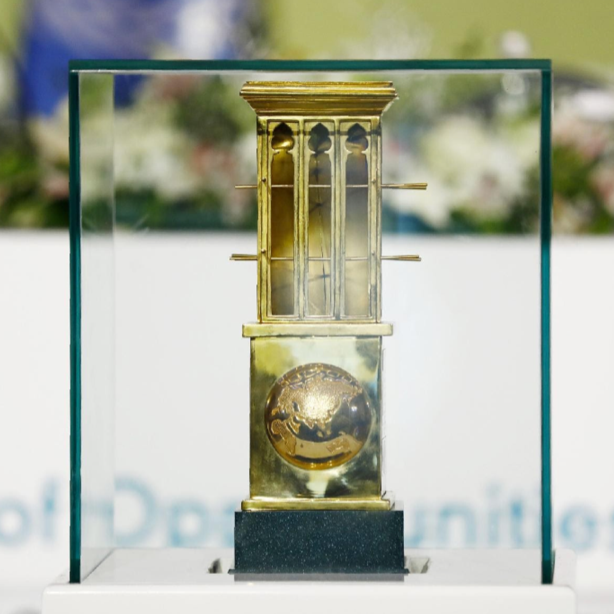 Dubai_IABP's tweet photo. A glimpse of the previous trophy when it was being exhibited in #WUF10 last month in #AbuDhabi. 

Don't miss out on your chance to be awarded at Dubai's #Expo2020 &amp; prize money for your ideas. Deadline April 30th! https://t.co/2gEFqkYWd0

Partners: @UNHABITAT &amp; Dubai Municipality https://t.co/1qcdUWPY1d