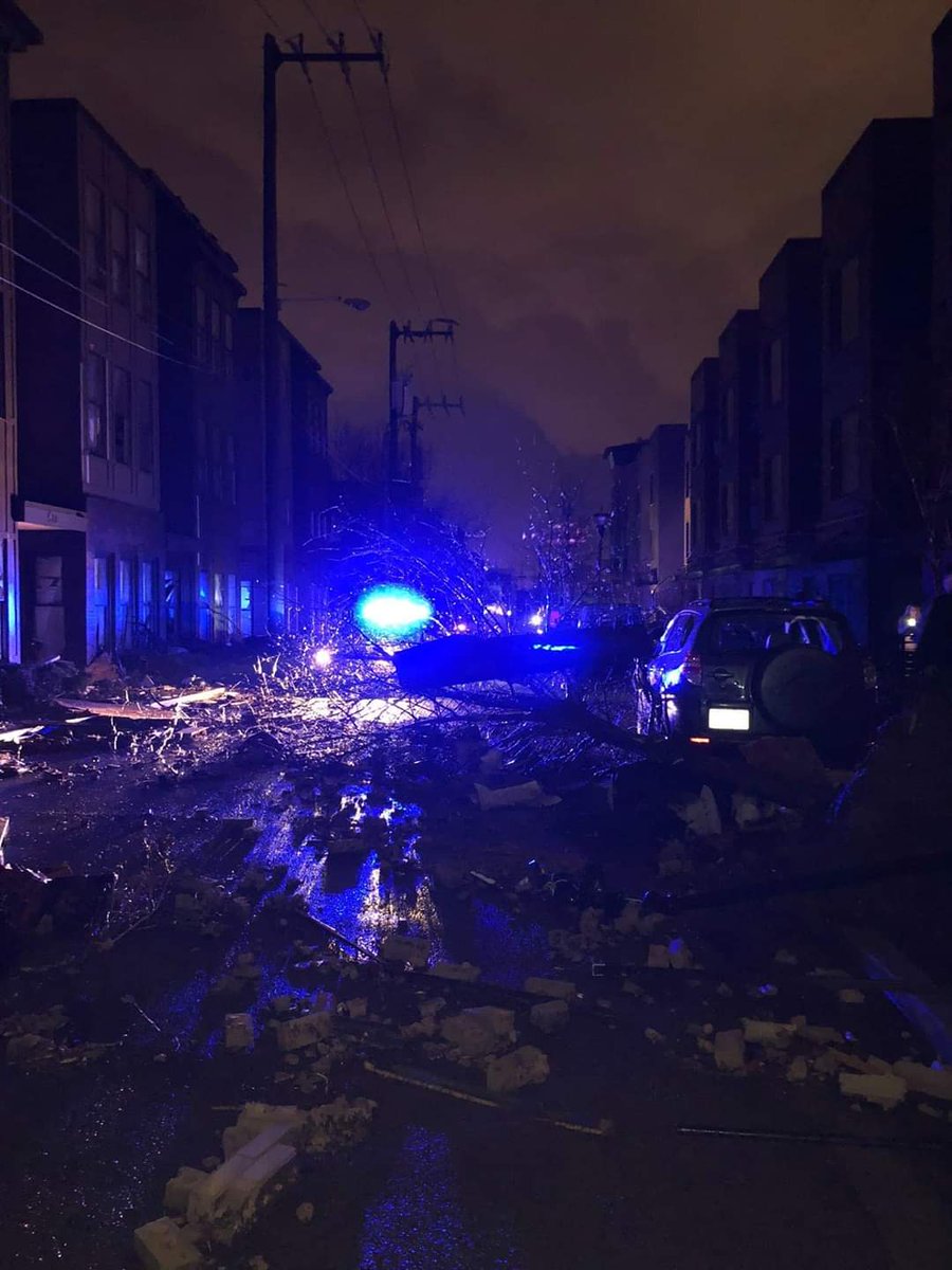 ButchersPH's tweet photo. Tornado came through nashville early this morning. Alot of damage but good news my family and I are ok but it was scary for while...
#Tornado #nashvilleweather #Nashville https://t.co/qFZZPexle0