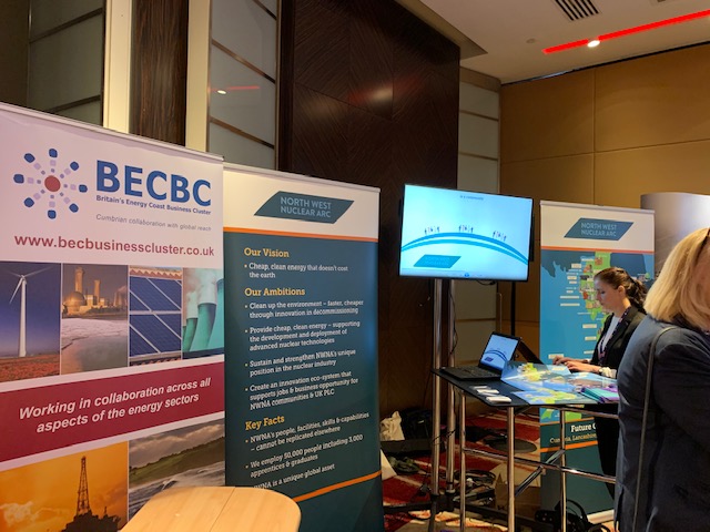 BECBC at the #CivilNuclearShowcase @tradegovuk today - working in collaboration across all aspects of the #energy sectors.
