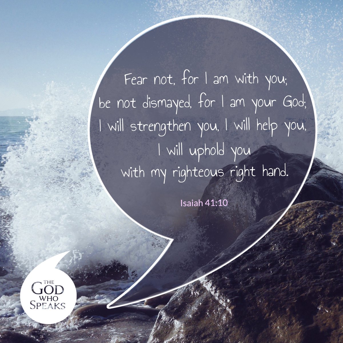 bible verse be not dismayed