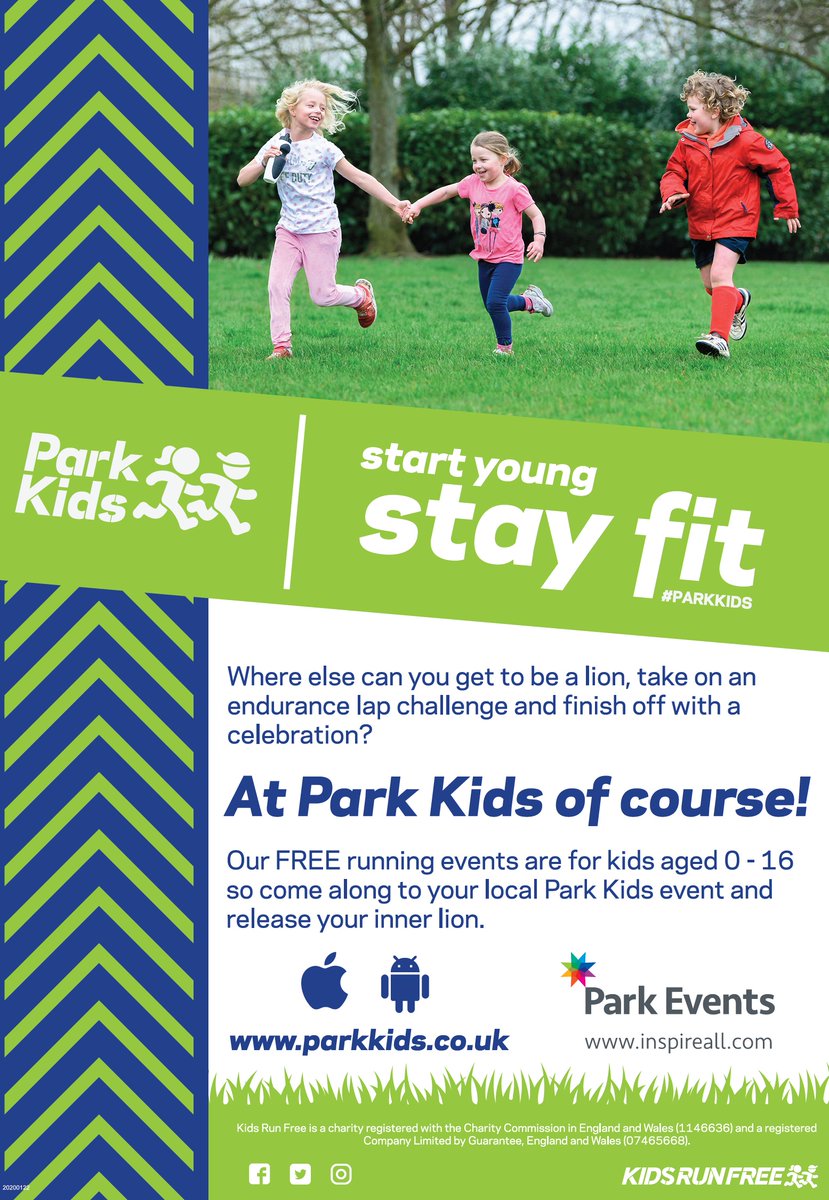 Looking for a way to give back and improve your own health and well-being. Why not volunteer for <a href="/parkkidsuk1/">park_kids_uk</a> a new free community running event which we’re hoping to launch in #Borehamwood and #PottersBar with <a href="/InspireAllUK/">InspireAll Leisure Centres</a> and @kidsrunfree ow.ly/vYxF30qiZBL