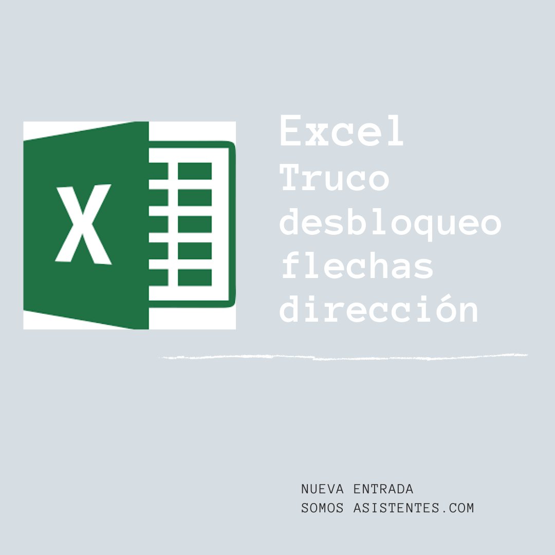 SAsistentes's tweet photo. Algunas veces, cuando abro Excel, tengo bloqueadas las flechas de dirección del teclado. ¡Hoy os traigo dónde encontrar la solución! 

https://t.co/i6BPJCSBRH https://t.co/NYkOSXzjvH