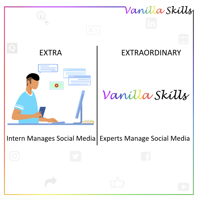 VanillaSkills's tweet image. We put the &apos;extra&apos; in ordinary #socialmedia management! 😁 
#ExtraFormat #Trending
