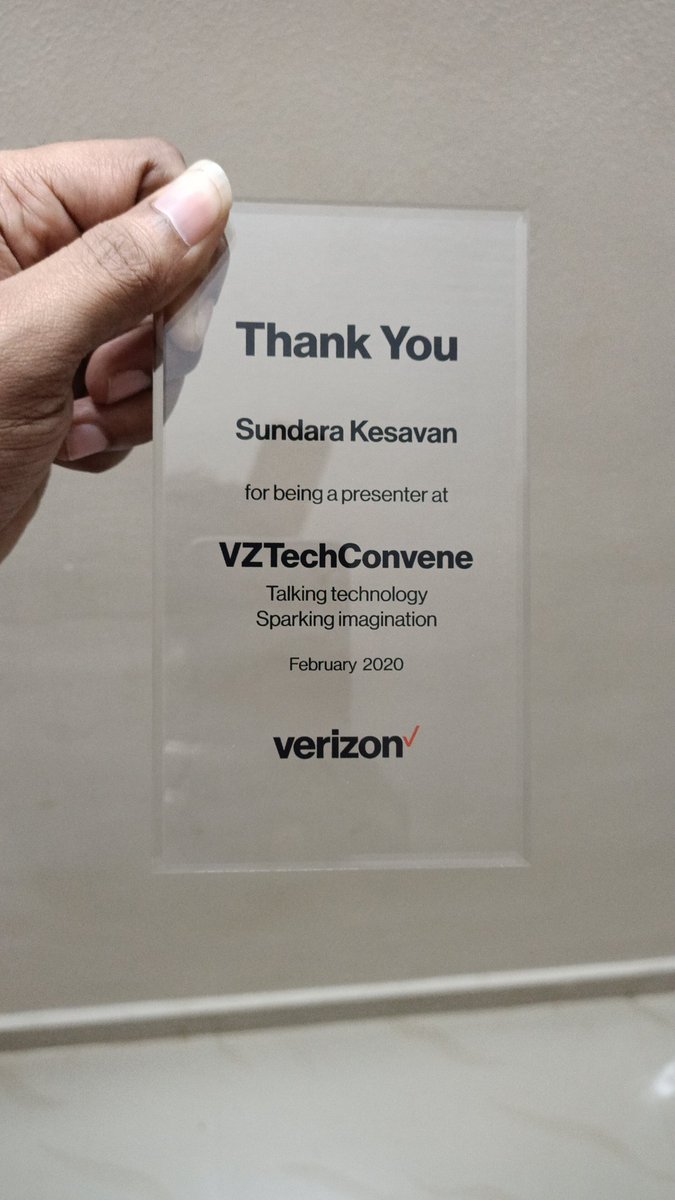 KesavanSundara's tweet photo. Im happy to share that i had an opportunity to share my knowledge of AI and ML at #VZTechconvene at Verizon @VZIndia. It was pleasure sharing the stage with my colleagues, speaking about chatbots and ML model building.
#ChennaiMeetUp #Meetup https://t.co/tmGKq04KFZ
