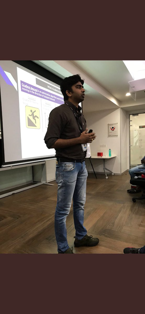 KesavanSundara's tweet photo. Im happy to share that i had an opportunity to share my knowledge of AI and ML at #VZTechconvene at Verizon @VZIndia. It was pleasure sharing the stage with my colleagues, speaking about chatbots and ML model building.
#ChennaiMeetUp #Meetup https://t.co/tmGKq04KFZ