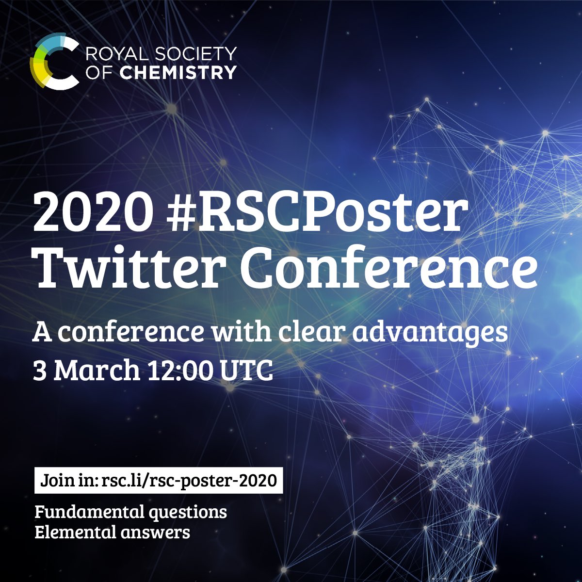 And we are LIVE!! Hello all you #chemtweeps #RSCPoster is on for the next 24 hours! Let’s see what everyone’s up to: share, network and engage! #Sciencetwitter #chemtwitter #RealTimeChem