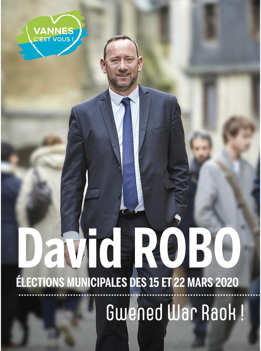 DavidRobo56's tweet image. Découvrez l’affiche de campagne ! #vannes #vannescestvous #davidrobo2020 #municipales2020
