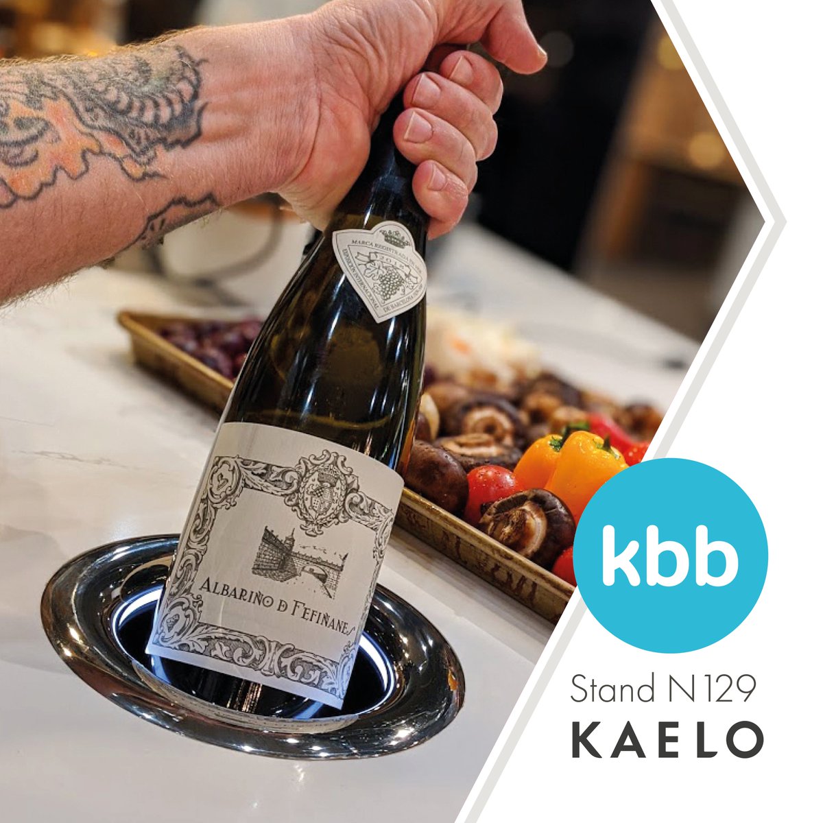 “I’ve been going to KBB for 18 years and this is the product I’ve been waiting for” - KBB visitor🥂 We're at @kbb_birmingham for the next few days, come say hey and to enjoy some chilled drinks #Kaelo #KBB2020