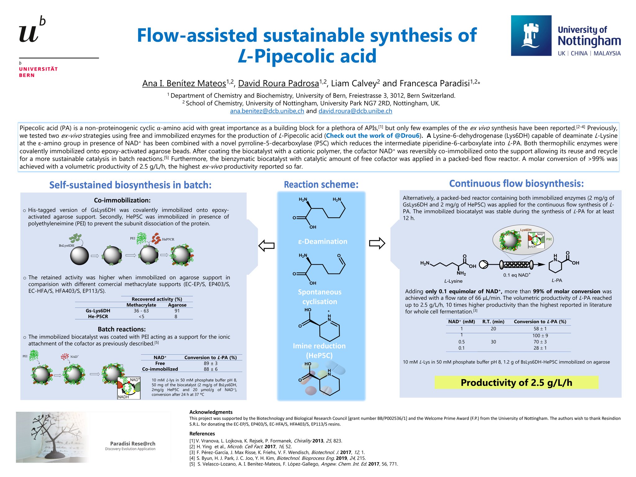 Ana I Benitez Mateos Check Out Our Last Work About Flow Biocatalysis For The Rscposter Twitter Conference Rsccat Rscchembio To Know More About This Work Drou6 Paradisireslab T Co Trnhk0kbzg