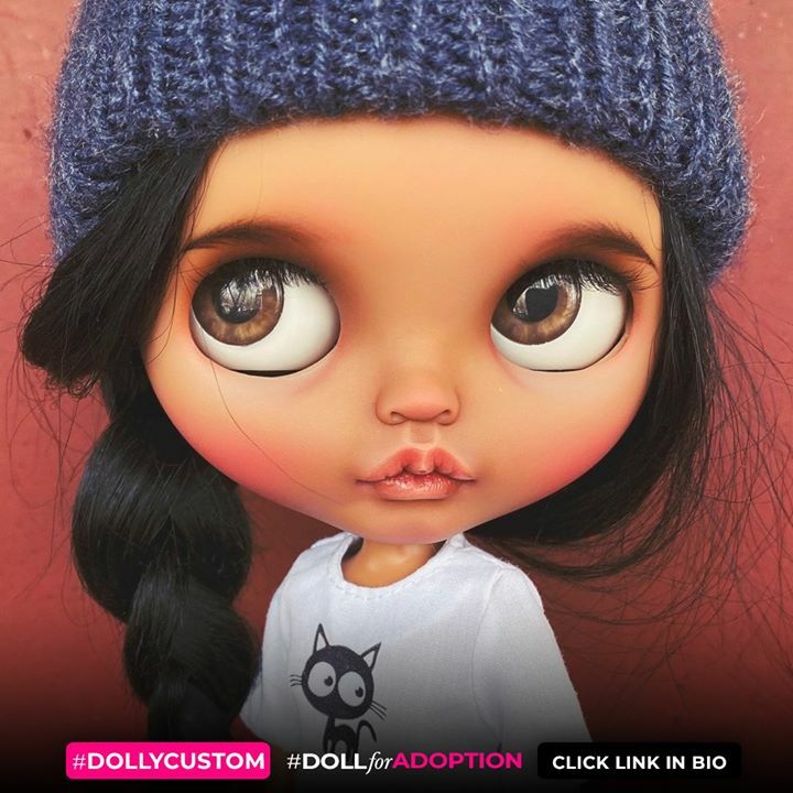 Custom Blythe Doll for Adoption by BlytheDollsMF: etsy.me/32i5YC1 #dollycustom