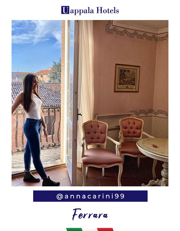 UappalaHotels's tweet photo. Apri le finestre dell'Hotel Duchessa Isabella e fai entrare in camera la bellezza del centro storico di #Ferrara 💖 https://t.co/EeKM20MnS8