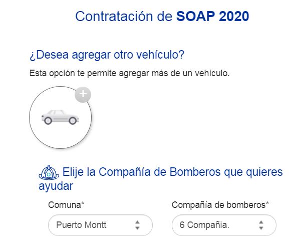 SextaCiaCBPM's tweet photo. Estimados Seguidores!
Contraten el SOAP y ayuden a Bomberos
Ingresen a https://t.co/z9UP4Wv6Fg, completen sus datos, elijan Puerto Montt y la opción 6 Compañía (como en la imagen)
COMPRA TU SOAP CON BOMBEROS Y CONVIÉRTETE EN UN #SOAPERHEROE
@CBPMO #PuertoMontt @BomberosdeChile https://t.co/YrrhhnPYNO