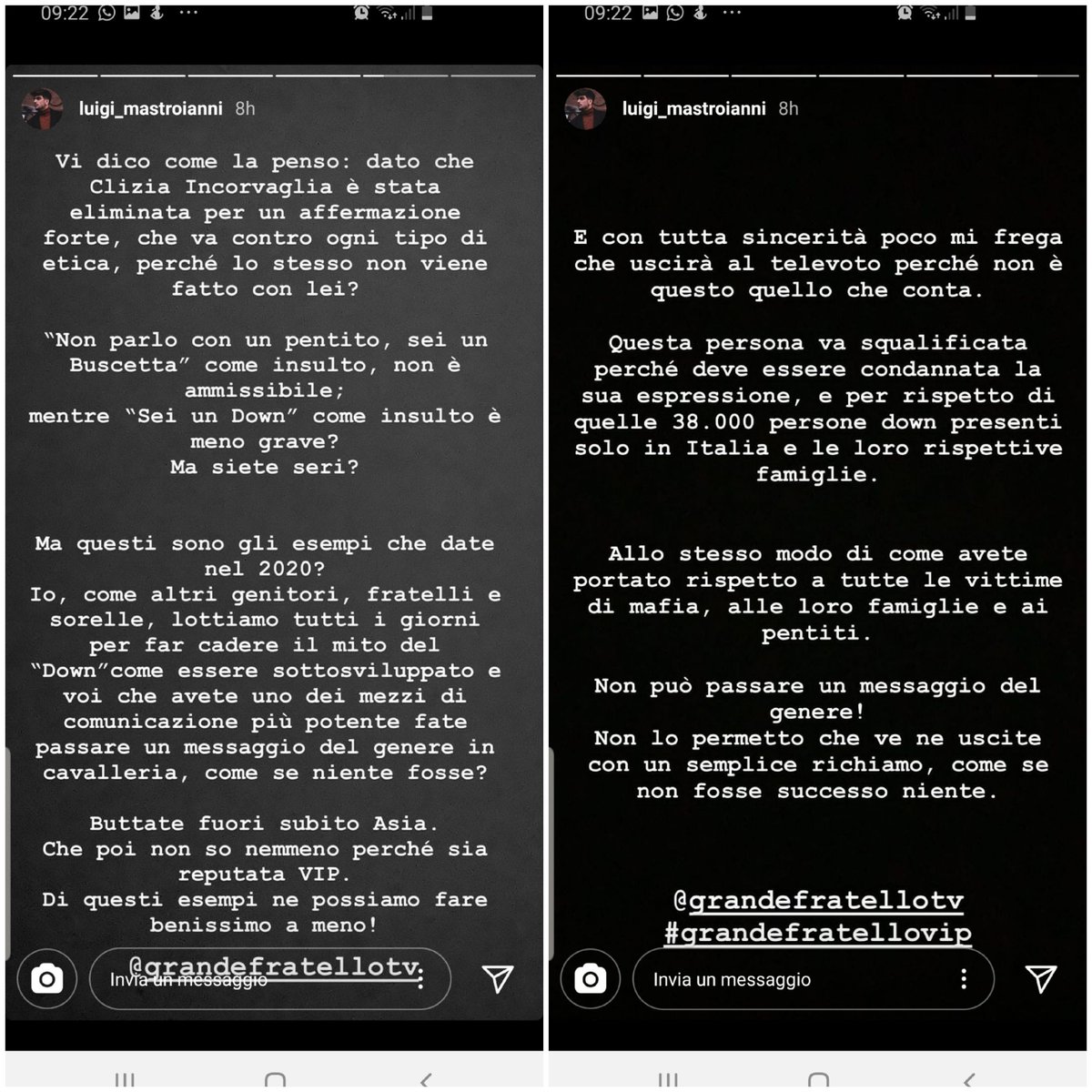 Katya95890527's tweet photo. Non credo ci sia altro da aggiungere #AIPDnazionale #GFVIP #alfonsosignorini #barbaracarmelitadurso #GrandeFratelloVip https://t.co/fWhv5mc4pU