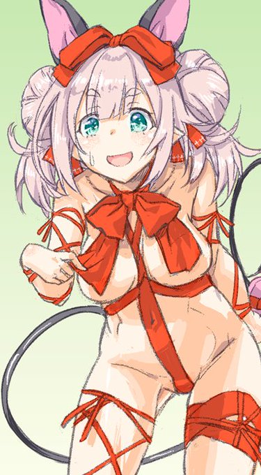 『シアシスビビ様HDKRBN』
らくがきネタ消化中～調べたら裸リボンって結び方色々あるんだなって…

🐘ぱうー⇒
https://t.co/I8GCj2IQhS
ピクスケ⇒
https://t.co/IjlUM2ABJt 