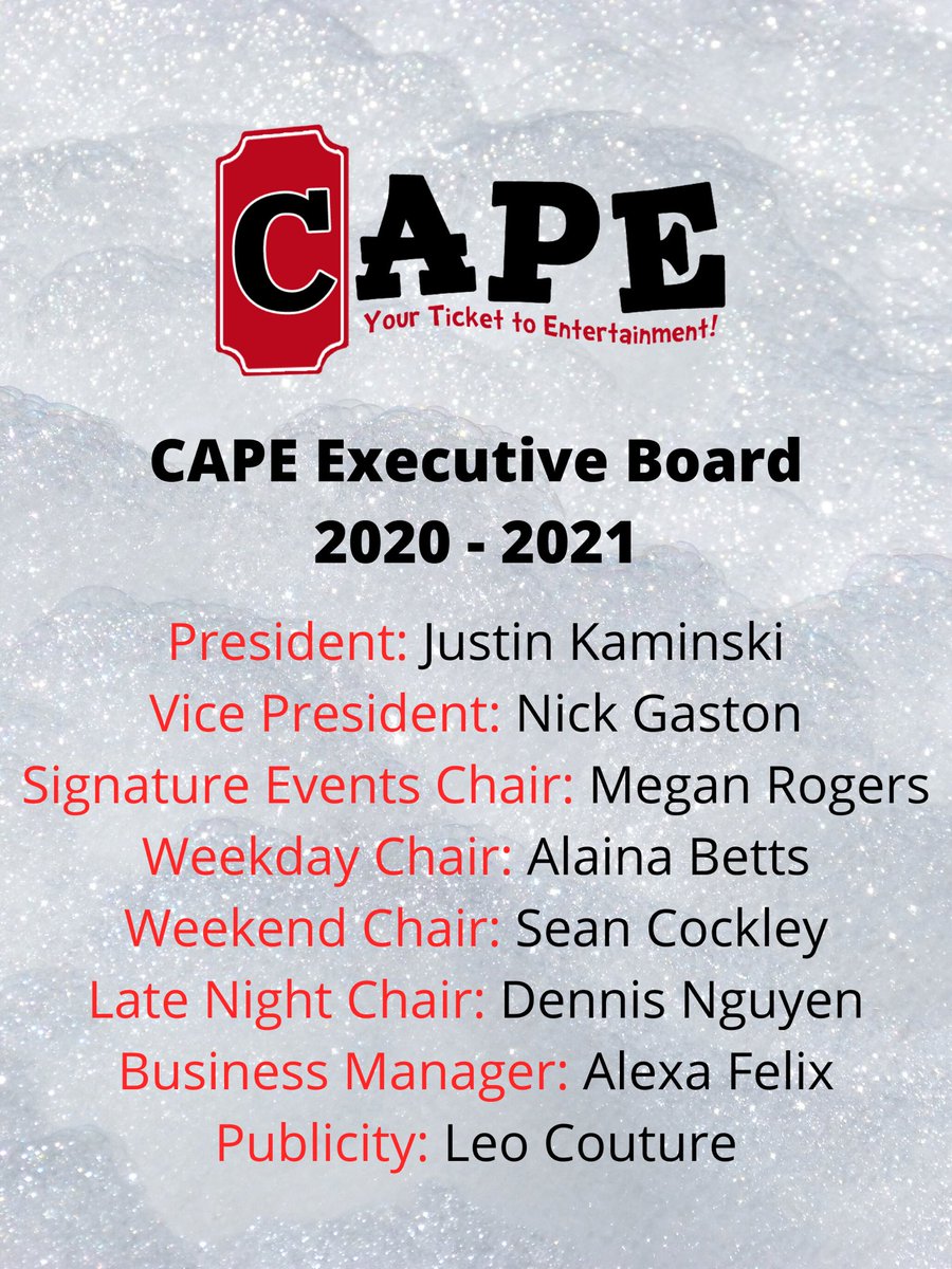 Congratulations to next year’s eboard! We know this group will do amazing things!