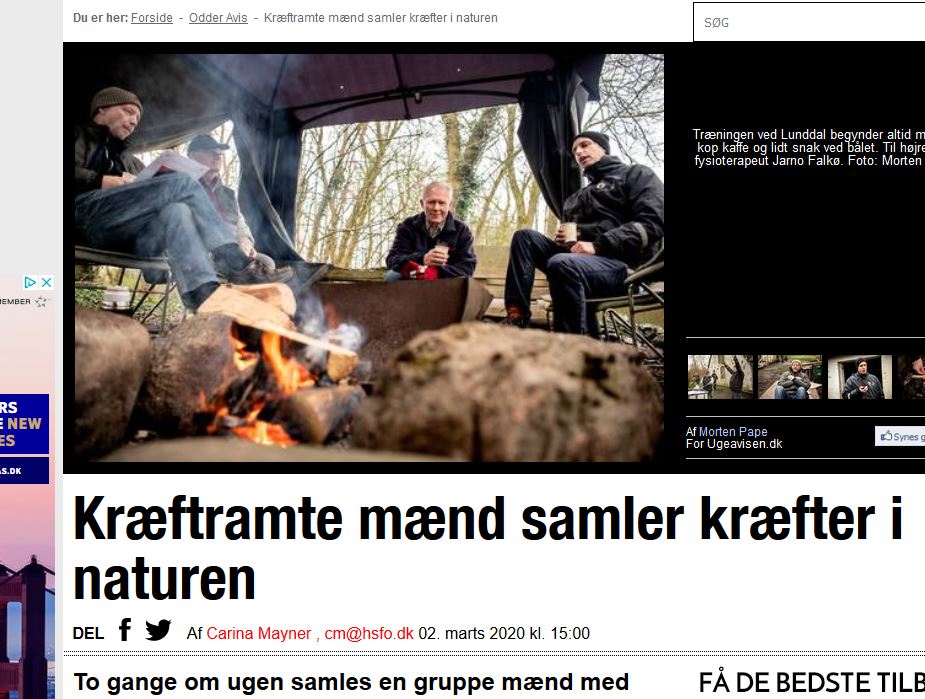 FFaurby's tweet image. Recepten lyder på lige dele fællesskab og træning! Fantastisk historie om, hvordan fysioterapeutisk træning hjælper kræftramte mænd. Tak til Horsens Folkeblad for indblikket. bit.ly/2VFjUVx #dksundhed #sundhed #sundpol #kræft #fællesskab @cancer_dk