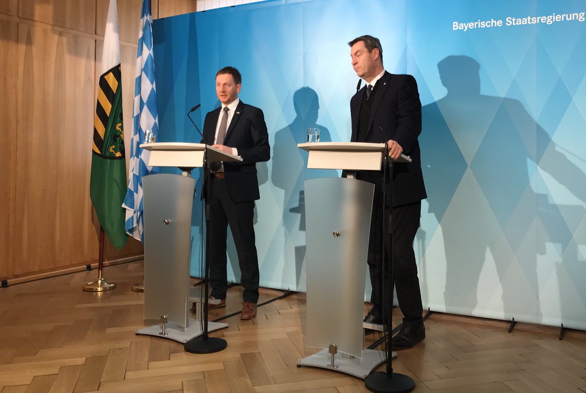 Sächsischer Ministerpräsident #Kretschmer zu leeren Regalen: „Hier betreiben einige das Geschäft der Panik und das kann nicht richtig sein.“ #Corona