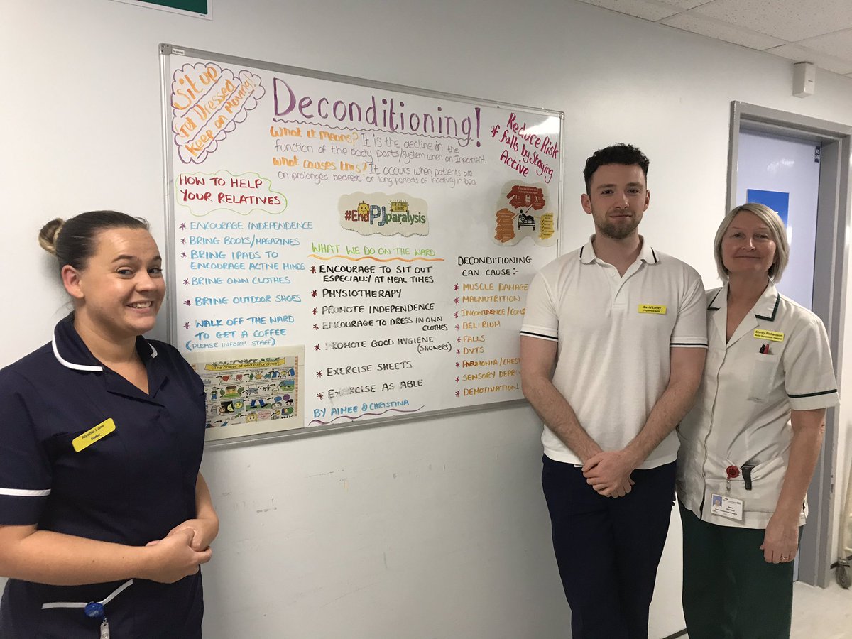 amygains1's tweet photo. A great example on Ward 33 @YorkTeachingNHS of Patient education on #deconditioning #last100days #SAFER Well done team!! 👏 https://t.co/GXhEh2rrgN
