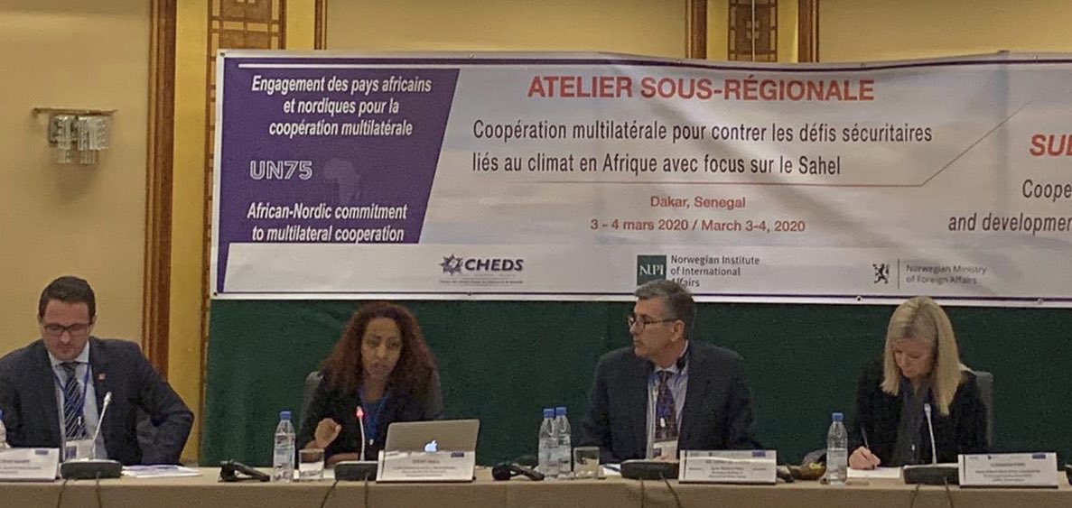 CedricdeConing's tweet photo. In context of #climatesecurity Dakar mtg @shewit2003 stress that @AU_PSD is strengthening #EarlyWarning capacity, promote #AUC-wide approach through #climatecluster &amp; undertaking evidence-based mapping study @ma3lim_h @FlorianKrampe @jmartyns @nupinytt @NorwayAU @T4PAfrica https://t.co/0d4xYBYq0m