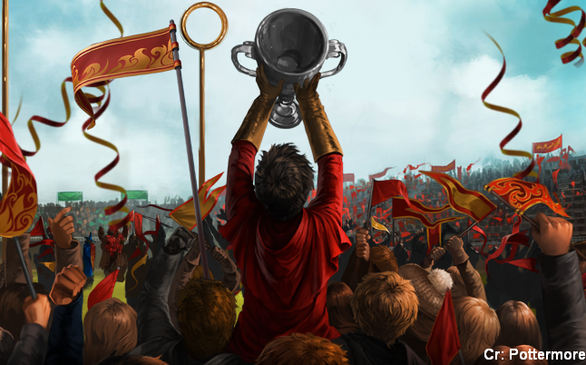 16 April 1994: The Hogwarts Quidditch Cup final takes place: Gryffindor beats Slytherin 230 to 20.