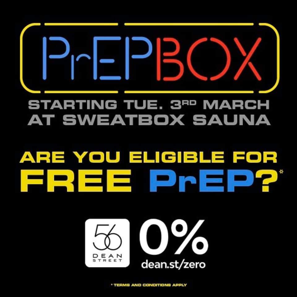 StiofanMGC's tweet image. After months of work, tonight is the official start of #PrEPBOX. Excited to get this off the ground. Thanks to my colleagues @56deanstreet and to Sweatbox for supporting this initiative

#PrEP #56DeanStreet #Sweatbox #London #GenerationZero