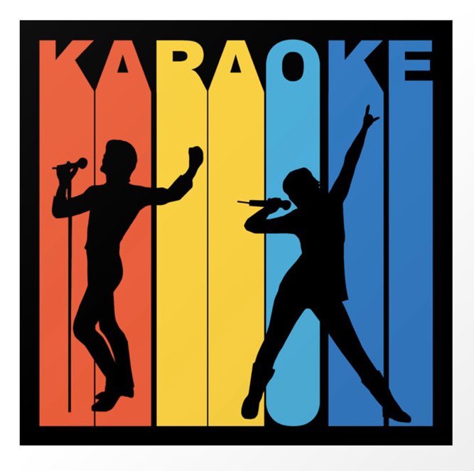 You know what night it is.  That’s right.  Time to do your thang.  8 pm you star you! ✨ #seeyouthere #karaokenight #shinebright