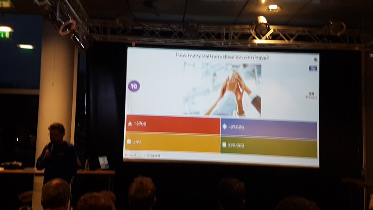 ManelSlokom's tweet photo. A game hosted by https://t.co/CZMik034h6 at the #recsysnl. i would say it is great way to get to know #bol.com
#Utrecht #Netherlands https://t.co/rN37VFTx7z