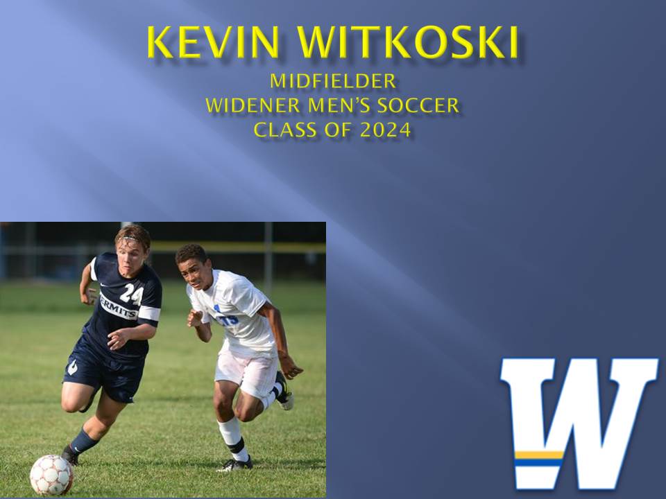 Widener_Soccer's tweet photo. More great news rolled in last night out of South Jersey! Our 5th commitment out of St. Augustine Prep High School, Kevin Witkoski! #RollPride #Brotherhood #WUMS https://t.co/KGVyWC4VjJ