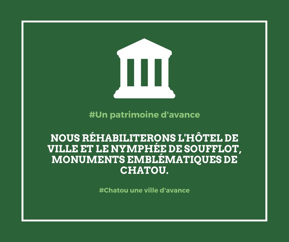 chatoudavance's tweet photo. Chatou, ville de patrimoine berceau de l'impressionisme. Nous réhabiliterons l'Hôtel de Ville et le Nymphée de Soufflot. #ChatouUneVilledAvance https://t.co/jb5fGEPoy1