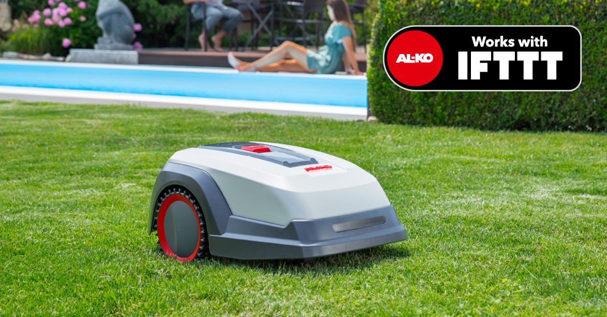 IFTTT's tweet image. AL-KO Gardentech helps you create the perfect lawn by connecting to location, weather, and more via IFTTT. Learn how 👉 ift.tt/2PLn7Ps